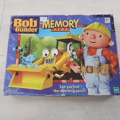 Bob The Builder Memory Card Matching Game 68 Cards 2001 Vintage Cartoon Missing • $8