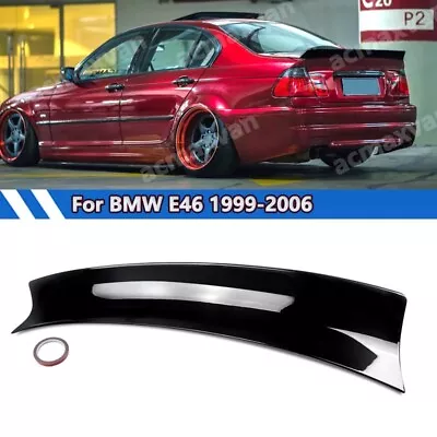 CSL Style Rear Trunk Ducktail Spoiler Wing Lid For BMW E46 320i 325i 330i Sedan • $1105.99