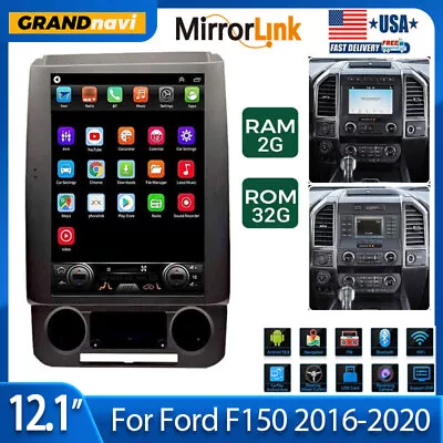 12.1  For 2016-2020 Ford F150 Android Car Stereo Radio GPS Carplay Tesla Style • $399.99