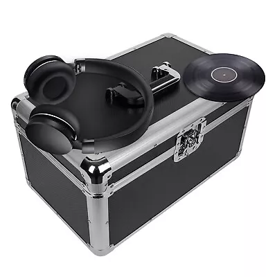 7  Singles Vinyl Record Carry Case Storage Box Tough Strong Holds 200 UK • £39.49