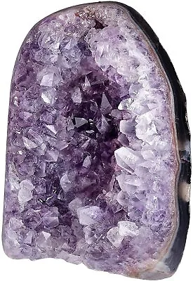 £65.49 • Buy Nupuyai Natural Amethyst Crystal Quartz Cluster Mineral Geode Druzy Specimen