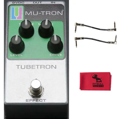 Mu-Tron TubeTron Overdrive Pedal W/ Patch Cables & Pitbull Audio Cloth • $170.99