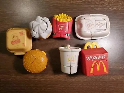 VTG Lot Of 7~McDonalds Robot  Transformers Happy Meal Toys : 1 Of Each 1990s • $12.99