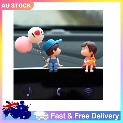 Practical Car Dashboard Decor Figure Ornament Doll Replacement Accessories • $22.28