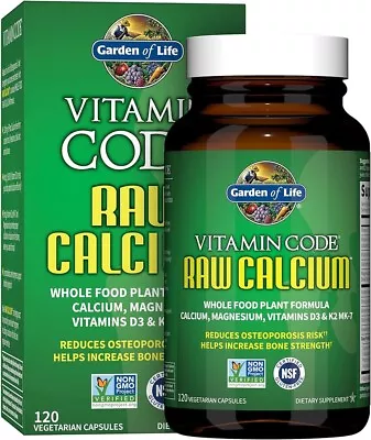 Garden Of Life Vitamin Code Raw Calcium 120 Capsules • $38