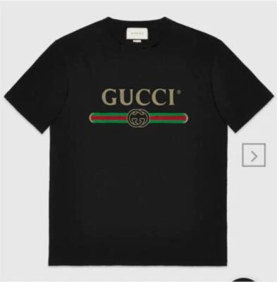 $537.01 • Buy GUCCI Oversize Logo T-shirt Size M Black Authentic Men Used From Japan