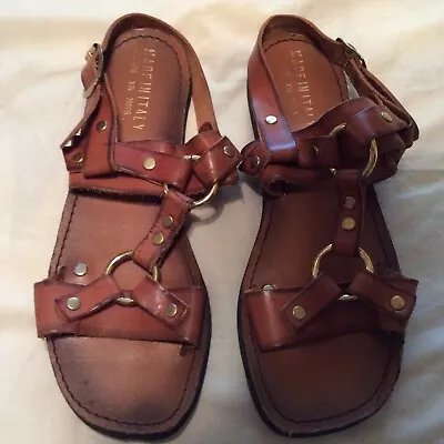 Mens 1960's 1970's Vintage Hippie Tire Tread Sandals • $90