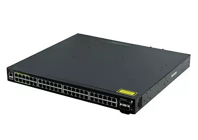 Brocade ICX7450-48P 48 Port Gigabit Ethernet Switch With Network Transceiver PSU • £199.99