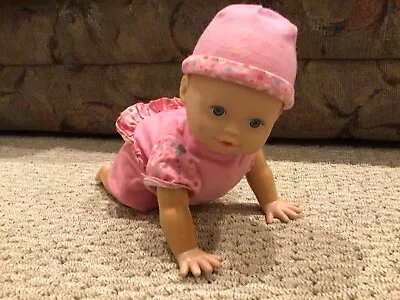 Little Mommy -Scoot So Cute CRAWLING BABY Doll Laughs Crawls Giggles Mattel 2008 • $20