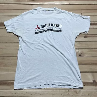 Vintage 80s Mitsubishi Automotive Division Single Stitch Shirt Size XL • $34.99