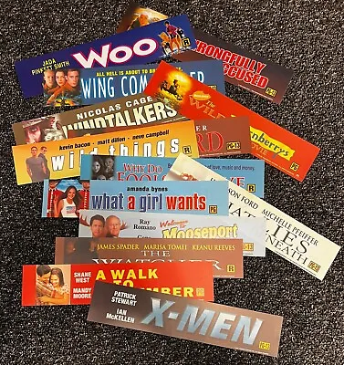 Authentic Movie Theater Mylar Banner 11.5 X2.5” - Choose Movie Title • $5.99