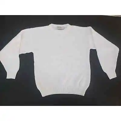 Vintage Irish Shamrock Pullover Quills Woollen Market Knit Sweater Medium • $39.90