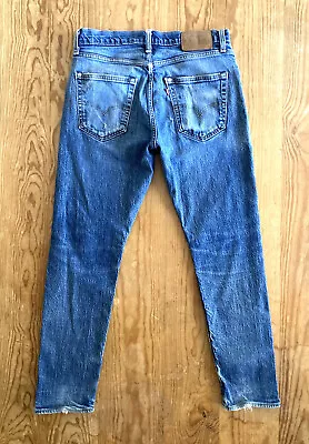 Vtg Levi’s 512 Big E Distressed Unisex Men 31x28 Jeans Denim LVC No Selvedge • $29.97