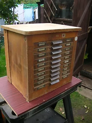 £150 • Buy Antique Joyce Matrix Cabinet + 1750 Accented/Fraction Matrices + (Letterpress )+