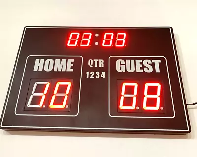 Scoreboard H-Welldone Wall Clock HW-T3725LA Room Decor - 15  X 10  • $42.99