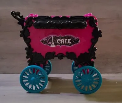 Monster High Cafe Cart Scaris City Of Frights Dollhouse Furniture Display Rolls  • $10