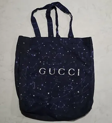 Gucci Special Edition Constellation Astrology Navy Blue Tote Bag 16 X16 X4  NWOT • $74.99