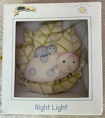 $12.99 • Buy Vintage Beautiful Kids Line Night Light Lady Bug & Baby Cute Child Baby Nursery