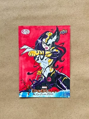 2020 Marvel Spider-Man Far From Home Sketch Card X-23 By Gerado Todd Vertiz • $255.55