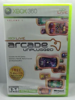 $19.99 • Buy Live Arcade Volume 1 For XBOX 360 - Includes 1 Month XBOX Live Gold Subscription