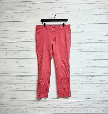 Vineyard Vines Pants Mens Size 36x34 Straight Slim Chino Pink • $14.92