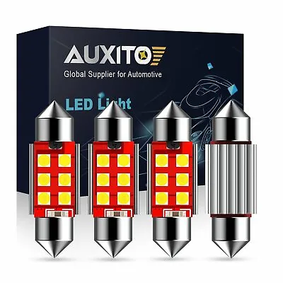 4x Festoon Canbus 6418 6411 LED Trunk Map Dome Area Light Bulb White Lamp 36mm F • $10.99