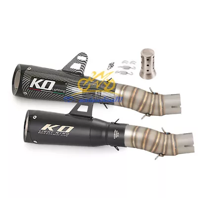 For CF-Moto 450SR 450NK 450SS Slip-on 51mm Mufflers Exhaust Mid Link Pipe System • $121.86