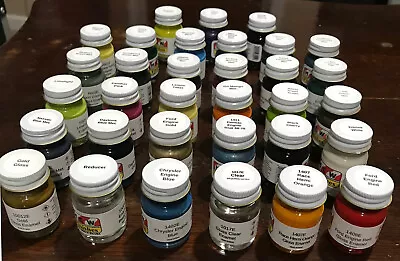 Model Car World Enamel Factory And Custom Colors Scale Model Bottle Paint .5oz • $5.50