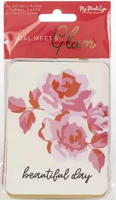 Gal Meets Glam Double-Sided Journal Cards 24/Pkg 3 X4  • $8.62