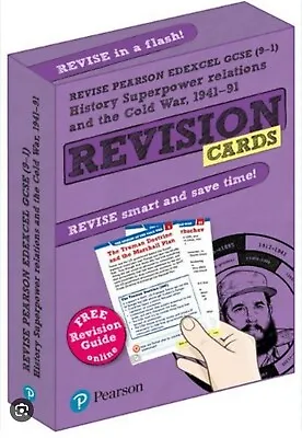 Revise Pearson Edexcel GCSE History Revision Cards • £2.50