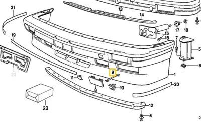 Holding Strap For BMW E-24 E-28 E-30 E-34 • $16.95