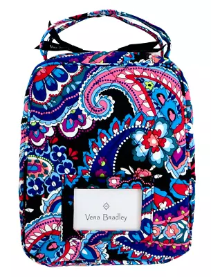 New Vera Bradley Haymarket Paisley Black Floral Lunch Bunch Insulated CoolerB595 • $29.52