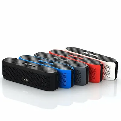 HF-X5LED Bluetooth Wireless Speaker Portable&Rechargeable For Samsung IPhoneiPad • £13.49