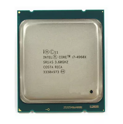 Intel Core I7-4960X Extreme 3.6GHz Six Core 2011 130W Unlocked Processor CPU • $135