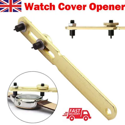 £2.99 • Buy NEW Adjustable Watch Repair Tool Back Case Cover Opener Remover Wrench UK
