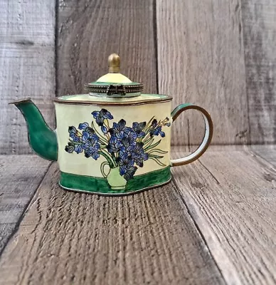 Kelvin Chen Miniature 3  Vincent Van Gogh Enamel 2001 Teapot #716 • $34.95