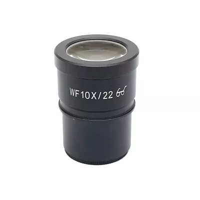 WF10X/22 Stereo Microscope Eyepiece High Eyepoint Wide Field W/ Mount Size 30mm • $14.39