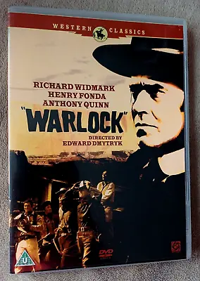 WARLOCK (1959) Richard Widmark Western Film. Region 2 Uk DVD - EXCEL CON • £12.99