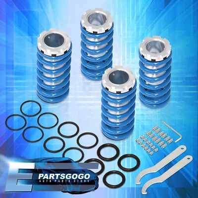 For 88-91 Honda Civic CRX S Si EF Hatch Blue Spring Adj. Coilover Scaled Sleeves • $33.99