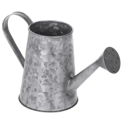 Small Vintage Galvanized Metal Decorative Watering Can Vase/ Home Flower Planter • $17.99