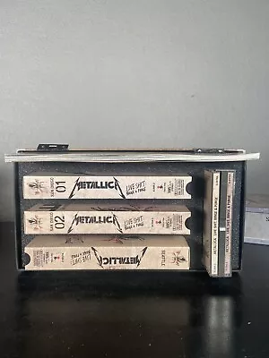 Metallica Live Shit: Binge And Purge Box Set - 3 VHS And 2 CDs Book And Stencil • $40.99