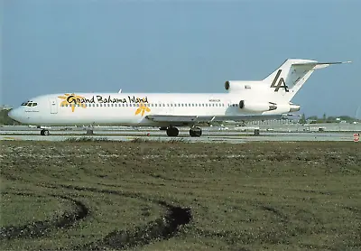 Postcard Airline GRAND BAHAMA ISLAND Boeing 727-247 N580CR Unposted CC9. • £2.70