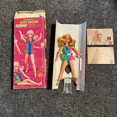 Vintage Barbie Sister: Dramatic 1969 New Living Skipper Doll 1117.  New In Box • $200