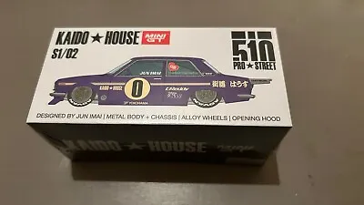 Mini GT 1:64 Scale Kaido House Datsun 510 Pro Street S1 / 02 Purple - Sealed • £45