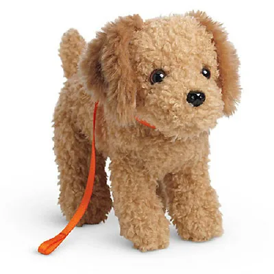 NEW  American Girl Doll McKenna's DOG Cooper + Leash  Goldendoodle  WITHOUT BOX • $69.95