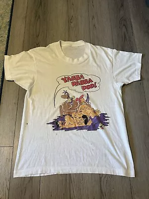 Vintage Flintstones Yabba Dabba Doo Funny Sex Parody Shirt Size Medium M Rare • $288.88