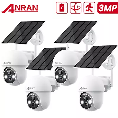$79.99 • Buy ANRAN Solar Battery Wireless Security Camera System Outdoor 3MP Home 2way Audio