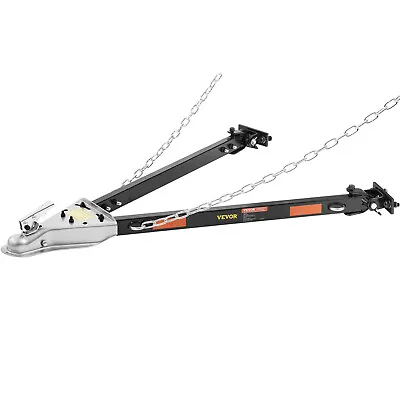 VEVOR Tow Bar Bumper Mount Tow Bar 5500 Lbs Fits 2-inch Ball Hitch With Chains • $59.84