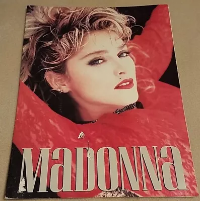 Vintage 1985 Madonna Like A Virgin Tour Concert Program 18 Pages Color Photos • £85.50