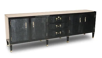 Ralph Lauren £27895 Brook Street Chest Of Drawers Sideboard Alligator Leather • £14000